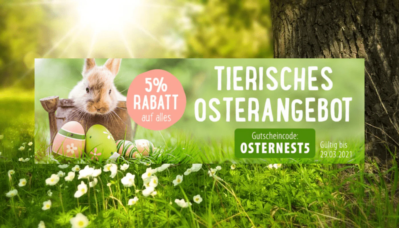 Zooplus Osterangebot 2021